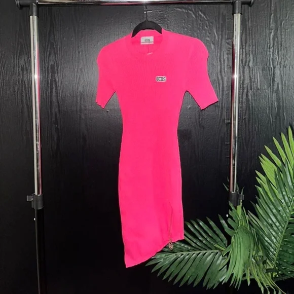 gcds pink dress GCDS